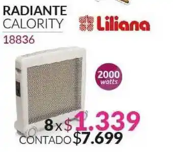Petenatti Hogar Liliana Radiante Calority oferta