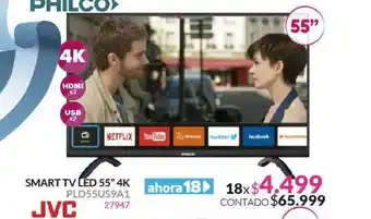Petenatti Hogar Philco Smart TV Led 55 oferta