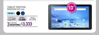 La Anonima Tablet Proton Radium Go oferta
