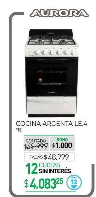 La Anonima Cocina Argenta Le.4 oferta