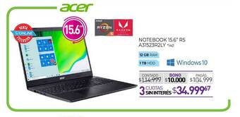 La Anonima Notebook 15.6 oferta