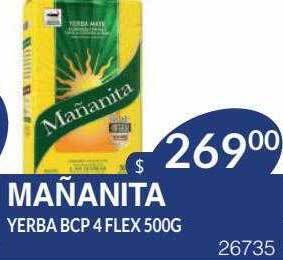 Masivos Mañanita Yerba Bcp 4 Flex oferta