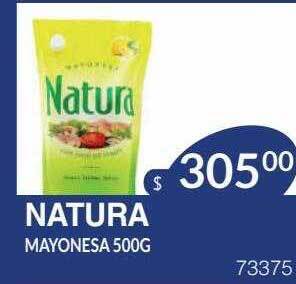 Masivos Natura Mayonesa 500g oferta