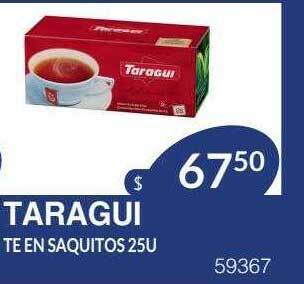 Masivos Taragui Te En Saquitos oferta