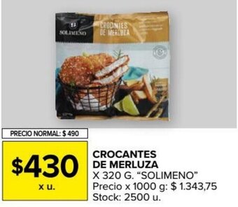 Carrefour Solimeno Crocantes de Merluza x 320g. oferta