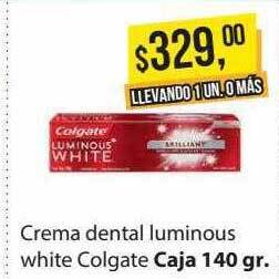 Supermercados Damesco Crema Dental Luminous White Colgate oferta