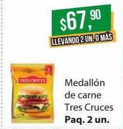 Supermercados Damesco Medallón De Carne Tres Cruces oferta