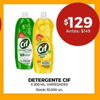 Super MAMI Detergente Cif oferta