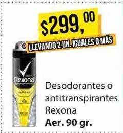 Supermercados Damesco Desodorante O Antitranspirantes Rexona oferta