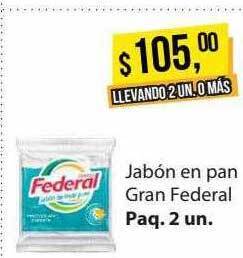 Supermercados Damesco Jabón En Pan Gran Federal oferta