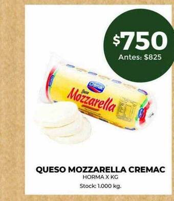 Queso Mozzarella Cremac