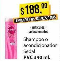 Supermercados Damesco Shampoo O Acondicionador Sedal oferta