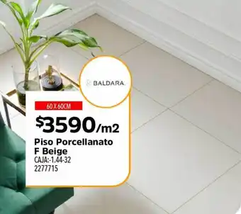 Easy Piso Porcellanato F Beige Baldara oferta
