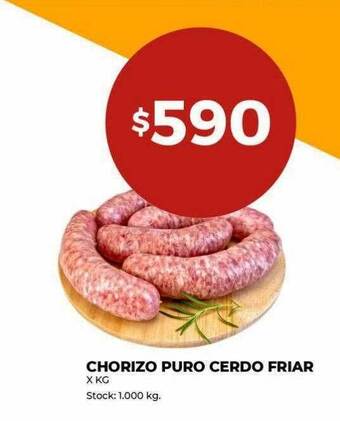 Super MAMI Chorizo Puro Cerdo Friar oferta