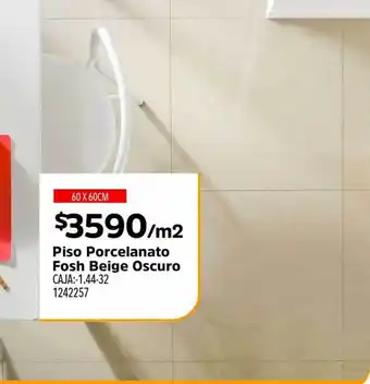 Easy Piso Porcelanato Fosh Beige Oscuro oferta