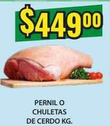 Supermercados Damesco Pernil O Chuletas De Cerdo Kg oferta