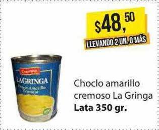 Supermercados Damesco Choclo Amarillo Cremoso La Gringa oferta