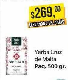 Supermercados Damesco Yerba Cruz De Malta oferta