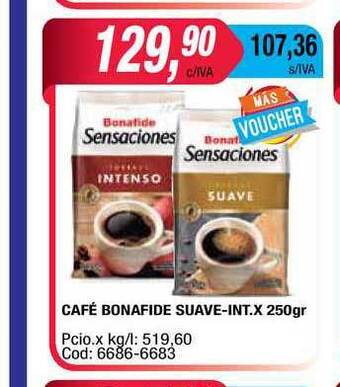 Maxiconsumo Cafe Bonafide Suave-int x 250gr oferta