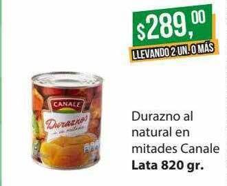 Supermercados Damesco Durazno Al Natural En Mitades Canale oferta