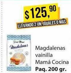 Supermercados Damesco Magdalenas Vainilla Mamá Cocina oferta