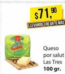 Supermercados Damesco Queso Por Salut Las Tres oferta