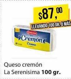 Supermercados Damesco Queso Cremón La Serenisima oferta