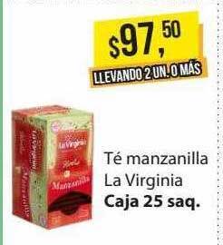 Supermercados Damesco Té Manzanilla La Virginia oferta