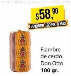 Supermercados Damesco Fiambre De Cerdo Don Otto oferta