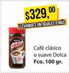 Supermercados Damesco Café Clasico O Suave Dolca oferta