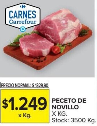 Carrefour Peceto de Novillo oferta