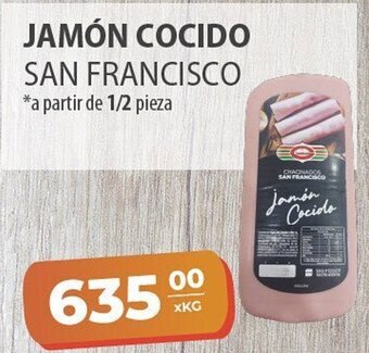 El Milagro Mayorista San Francisco Jamón Cocido A Partir de 1/2 Pieza oferta