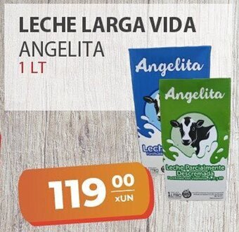 El Milagro Mayorista Angelita Leche Larga Vida 1 Lt oferta
