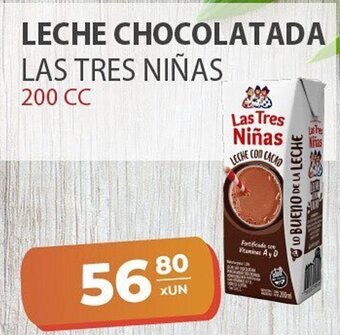El Milagro Mayorista Las Tres Niñas Leche Chocolatada 200 cc oferta