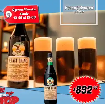 Supermercados Top Fernet Branca x 750 cc oferta