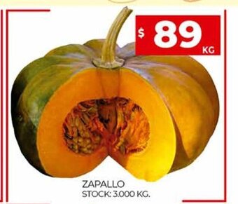 Supermercados DIA Zapallo oferta