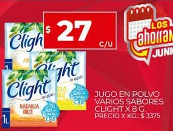 Supermercados DIA Clight Jugo En Polvo Varios Sabores x 8 g oferta