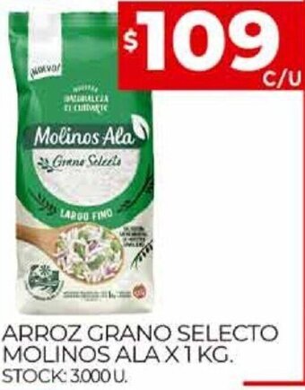 Supermercados DIA Molinos Ala Arroz Grano Selecto x 1 kg oferta