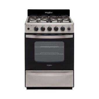 Cetrogar Cocina whirlpool wfx57di inox multigas oferta