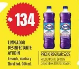 Supermercados Vea Ayudín Limpiador Desinfectante 900 ml oferta