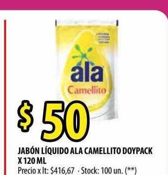 Punto Mayorista Jabón Líquido Ala Camellito Doypack oferta