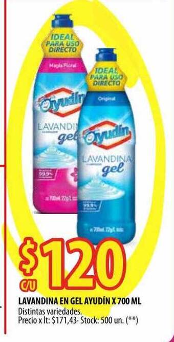 Punto Mayorista Lavandina En Gel Ayudín oferta