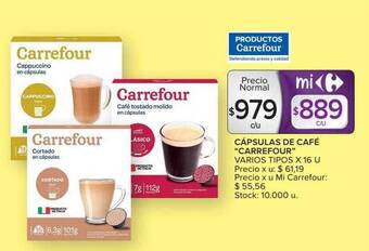 Carrefour Cápsulas De Café oferta