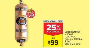 Carrefour Leberwurst oferta