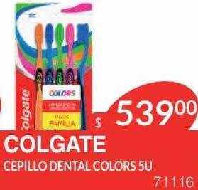 Masivos Colgate Cepillo Dental Colors oferta