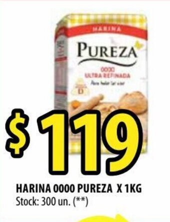 Punto Mayorista Pureza Harina 0000 x 1 kg oferta