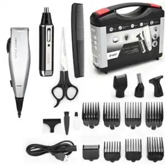 Frávega Combo cortadora + trimmer con 4 cabezales b-way style oferta