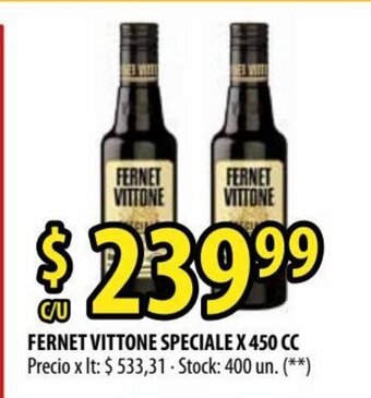 Punto Mayorista Fernet Vittone Speciale x 450 cc oferta