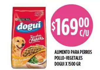 Supermercados Toledo Purina Dogui Alimento Para Perros Pollo/vegetales x 1500gr oferta
