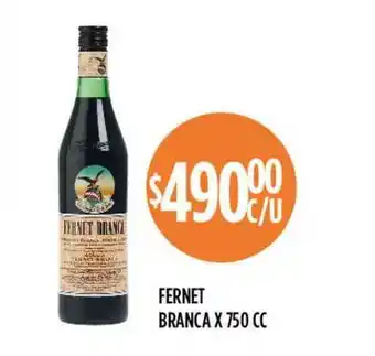 Supermercados Toledo Fernet Branca x 750cc oferta